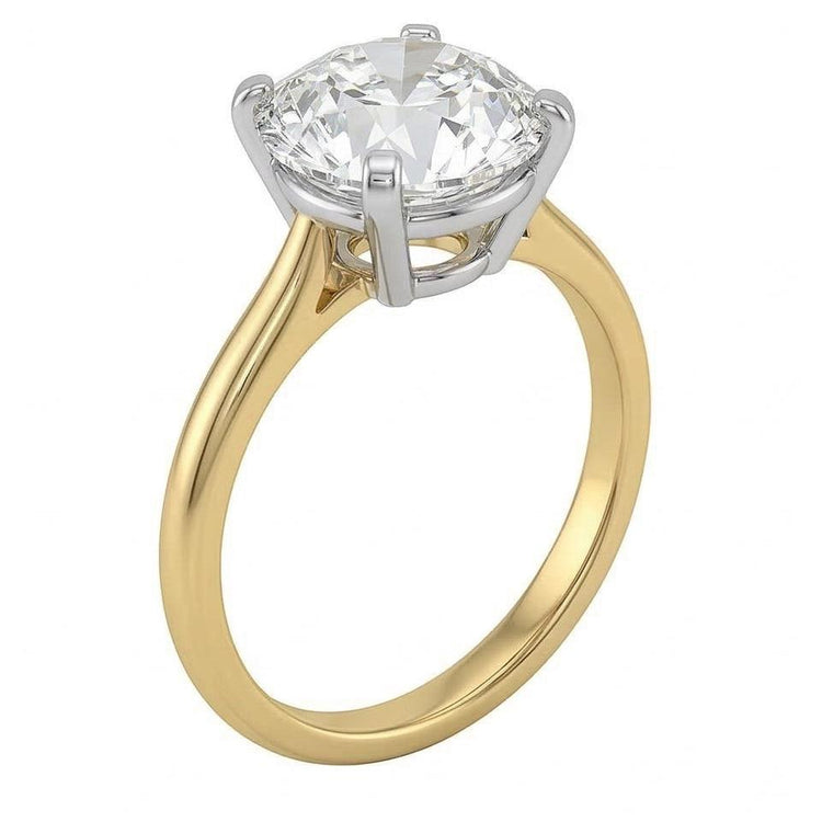 Diamant Bague Solitaire – vue de face