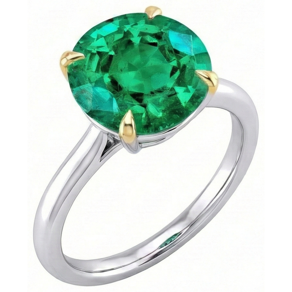 Artisanal Bague Pierre Précieuse 4 carats – vue de face