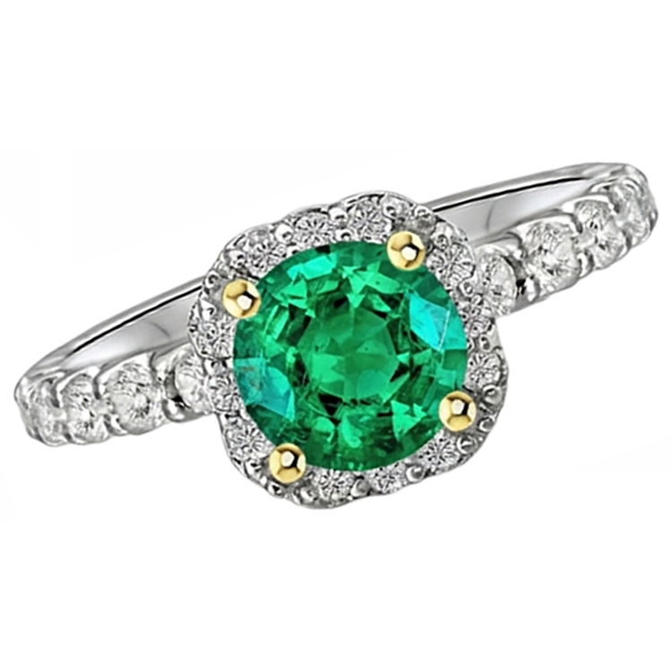 Brillant Bague Pierre Précieuse 3 carats – vue de côté
