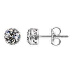 Diamant Fin Pendants d'Oreilles fait main 1 carats – HarryChadEnt