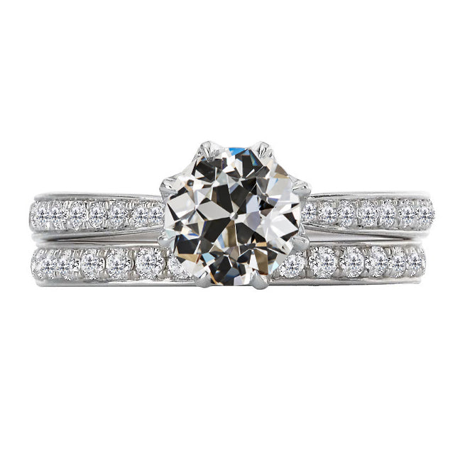 Brillant Bague de Demande 3,50 carats Or Blanc 14 Carats – vue principale