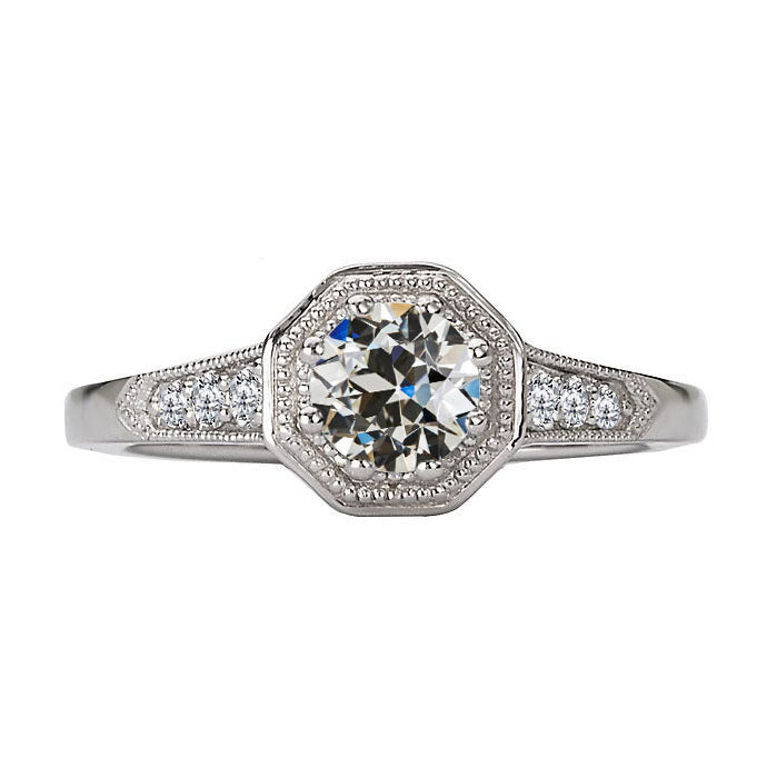 Brillant Bague de Demande 2 carats Or Blanc 14 Carats – vue principale