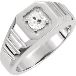 Diamant Fin taille Taille Old Mine Bague Solitaire 2 carats – Or