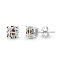 Diamant Fin Pendants d'Oreilles 1,50 carats – Or Blanc 14 Carats