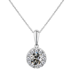 Luxueux Diamant Pendentif 2,50 carats