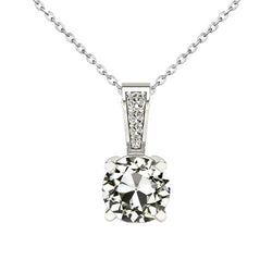 Diamant Pendentif fait main 2 carats – HarryChadEnt