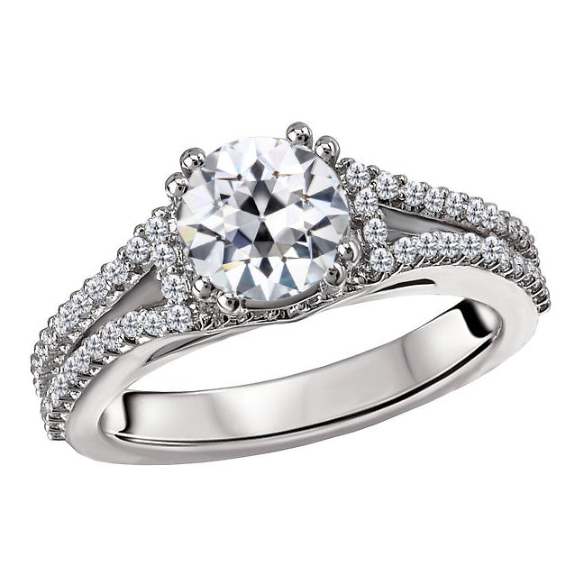 Brillant Anniversary Ring 4,50-carats Or Blanc 14 Carats – vue principale