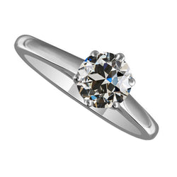 Diamant Fin Bague Solitaire 2 carats G/VS1 – Or 14K Blanc