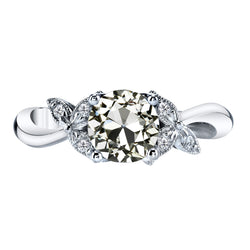 Fin Diamant Fin Bague de Fiançailles 3 carats