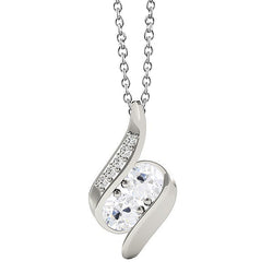Diamant Collier Pendentif – Taille Européenne Ancienne 0,50