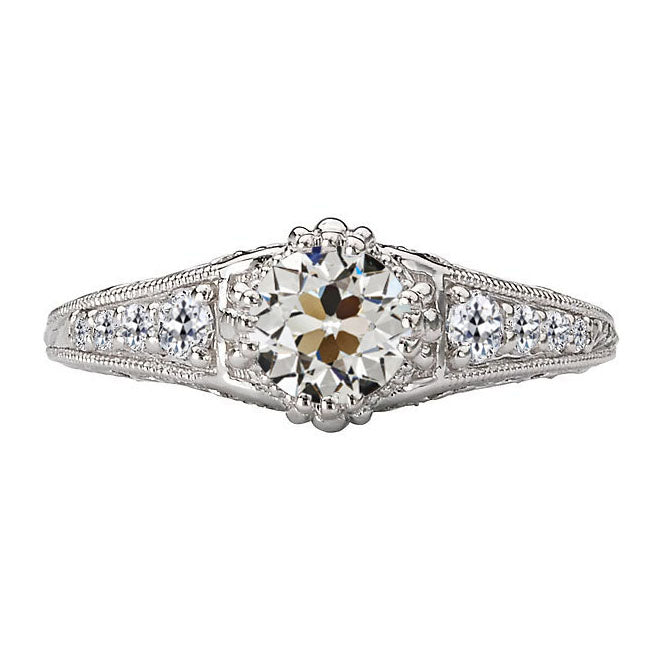 Artisanal Bague de Demande 2 carats – vue principale