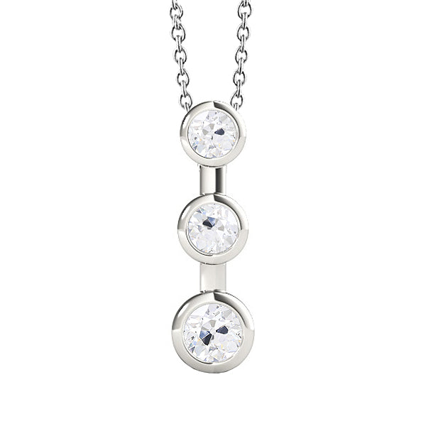 Luxueux Pendentif 1 carats – vue principale
