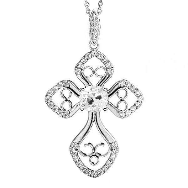 Éblouissant Pendentif Goutte 1 carats – vue principale