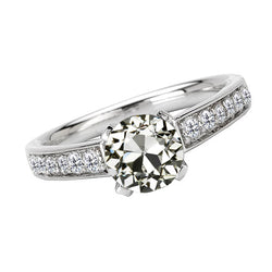 Brillant Bague Anniversaire Anniversary Ring 2 carats en Or 14K