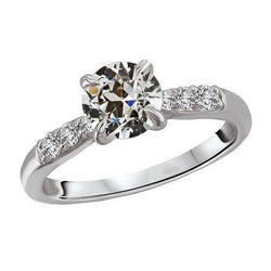 Brillant Anniversary Ring – Or 14K Blanc 3 carats