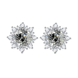 Diamant Boucles d'Oreilles fait main 3,50 carats – HarryChadEnt