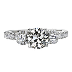 Pavé Anniversary Ring – Brillant 2 carats Or 14K Blanc