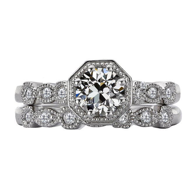 Sur mesure Diamant Fin Bague de Fiançailles 2 carats – vue principale