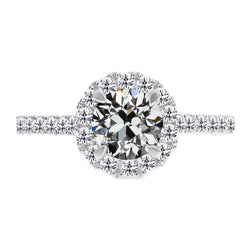 Brillant Bague Sertie Halo fait main 3,50 carats – HarryChadEnt