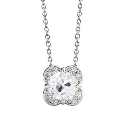 Haut de gamme Brillant Pendentif Goutte 2,50 carats – Or 14K