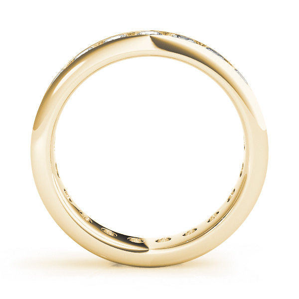 Confectionné main Eternity Band 3,8 carats – vue de face