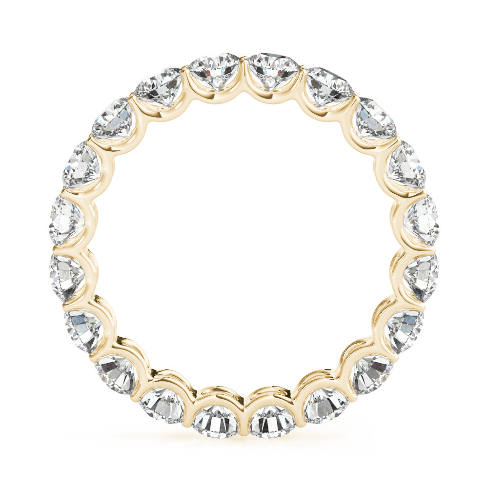 Diamant Fin Eternity Band – vue de côté