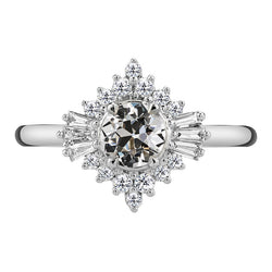 Premium Bague Halo avec Diamant Fin Alliance Anniversaire – 1,50