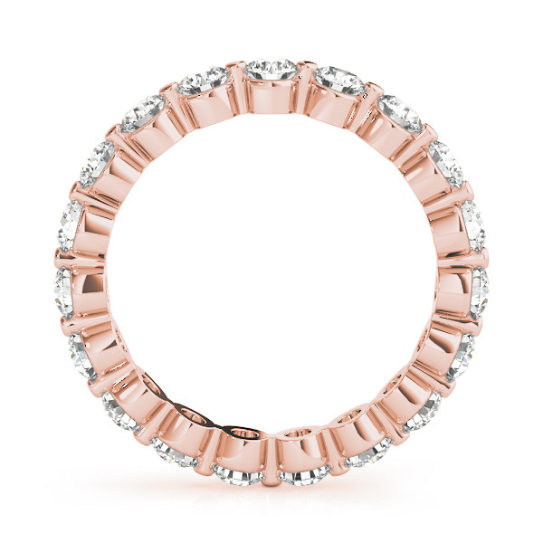 Artisanal Diamant Fin Eternity Band 0,15 carats – vue de face