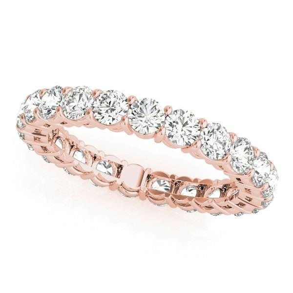 Brillant Eternity Band 4,5-carats Or Rose 14 Carats – vue principale