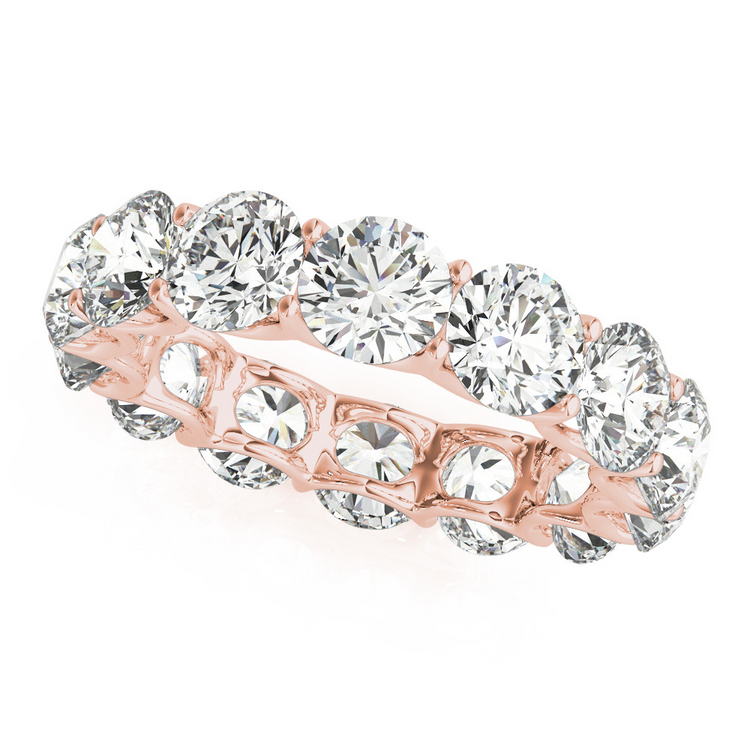 Fait à la main Diamant Eternity Band 7 carats – vue principale