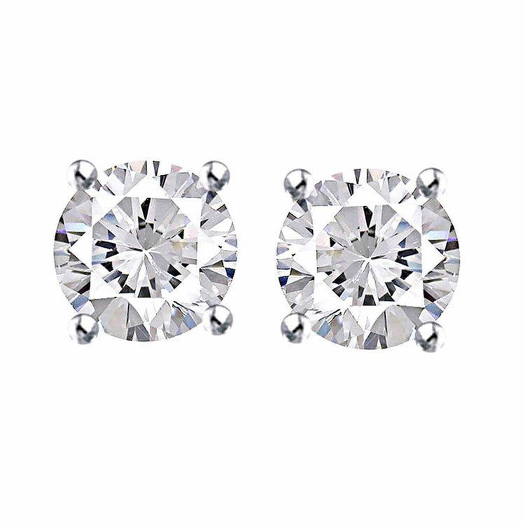 Brillant Pendants d'Oreilles – vue de côté