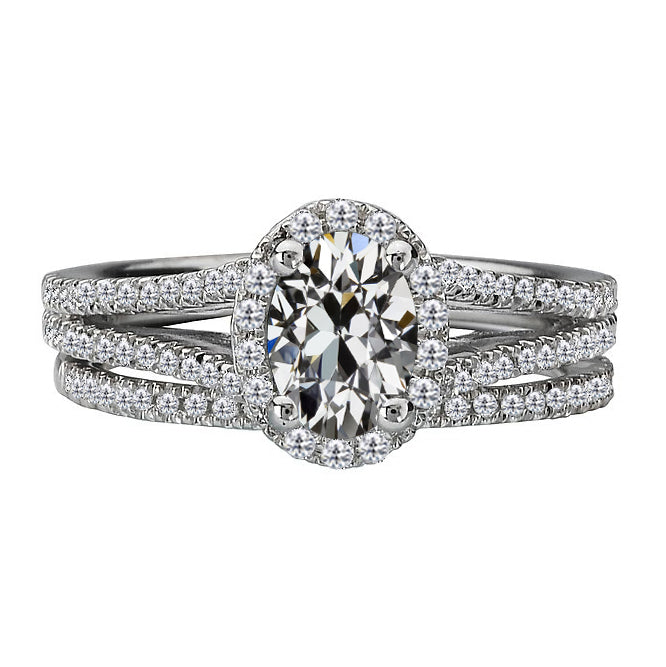 Étincelant Diamant Bague de Demande 3 carats – vue principale