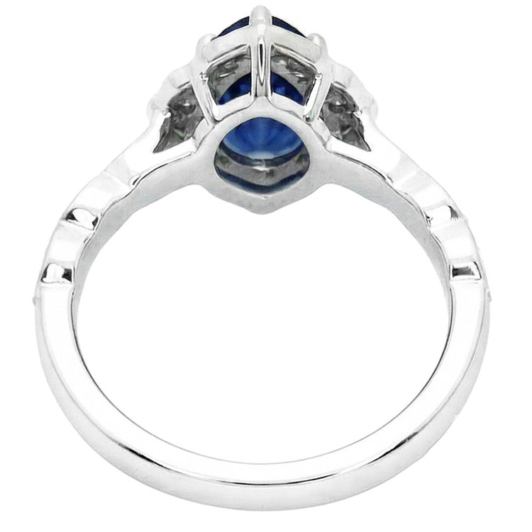 Saphir Bleu Royal Vintage Bague Pierre Précieuse – 1,50 carats