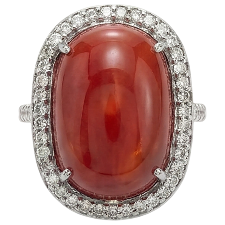 naturel round diamant 14carats bague détail rapproché