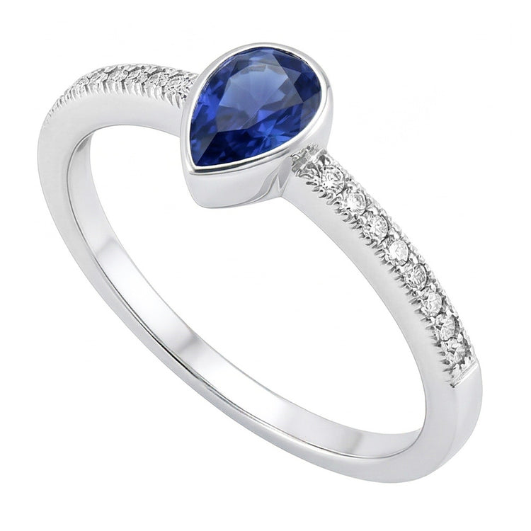 Sertissage Clos Saphir Bleu Royal Bague Pierre Précieuse 1