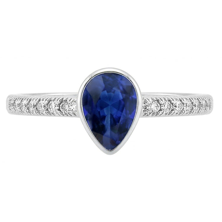 Sertissage Clos Saphir Bleu Royal Bague Pierre Précieuse 1