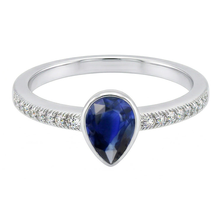 Sertissage Clos Saphir Bleu Royal Bague Pierre Précieuse 1