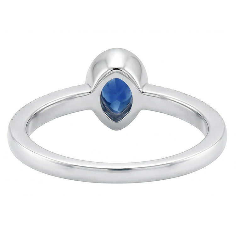 Sertissage Clos Saphir Bleu Royal Bague Pierre Précieuse 1