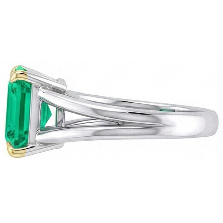 Sur mesure Bague avec Gemme 5 carats – vue d'angle