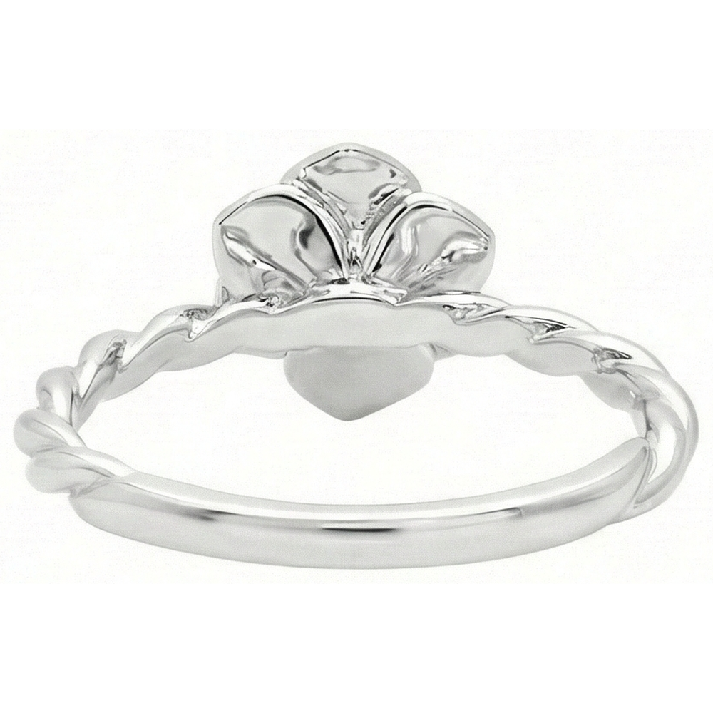 Émeraude Fine Bague Pierre Précieuse – vue de profil