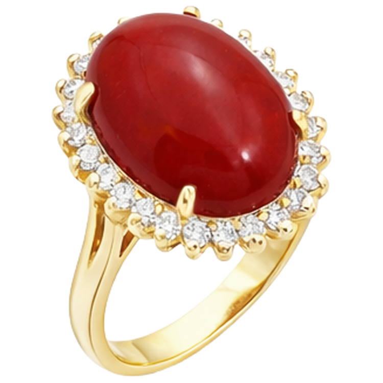 naturel oval diamant 13.25carats bague détail rapproché