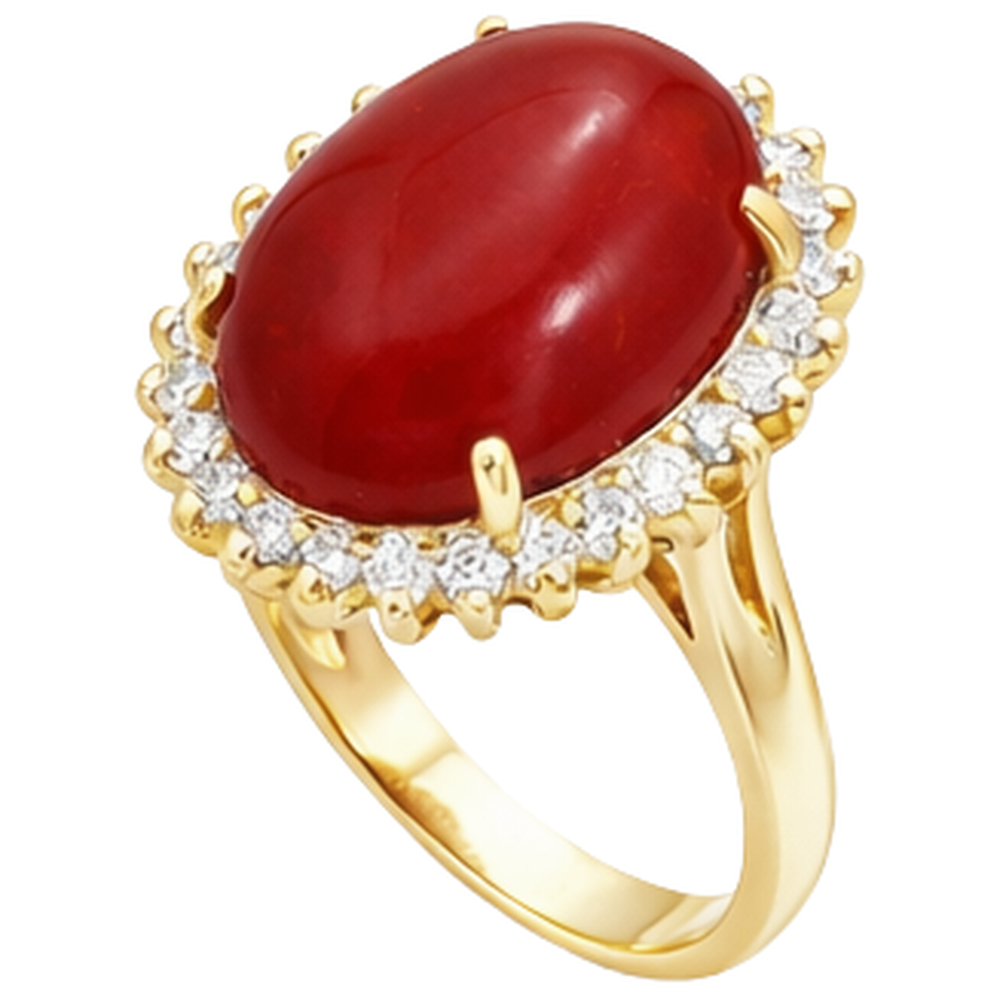 naturel oval diamant 13.25carats bague vue de dessus