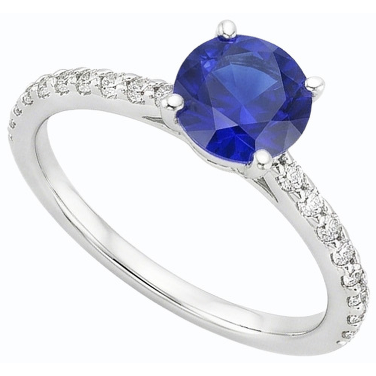naturel round diamant 3.50carats bague détail rapproché
