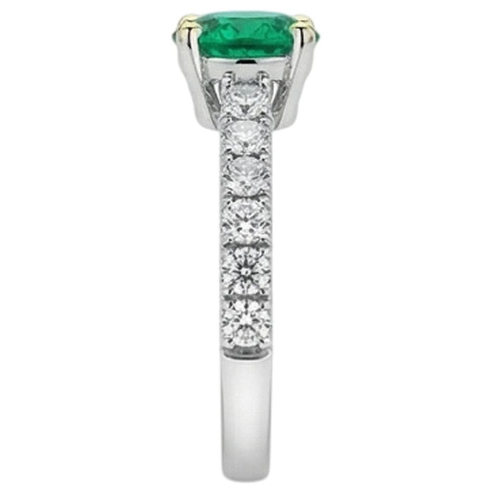 Signature Bague avec Gemme 2,50 carats – vue de profil