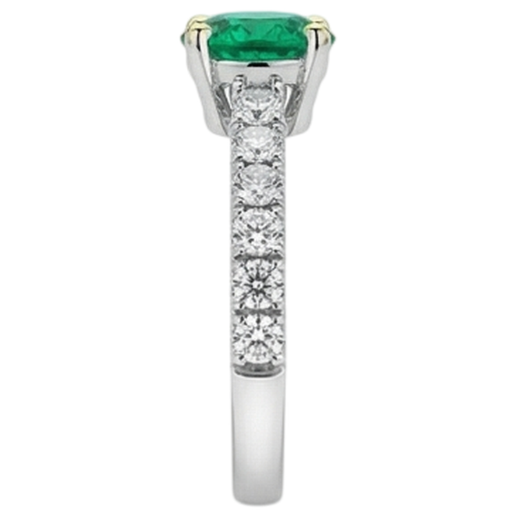 Signature Bague avec Gemme 2,50 carats – vue de profil