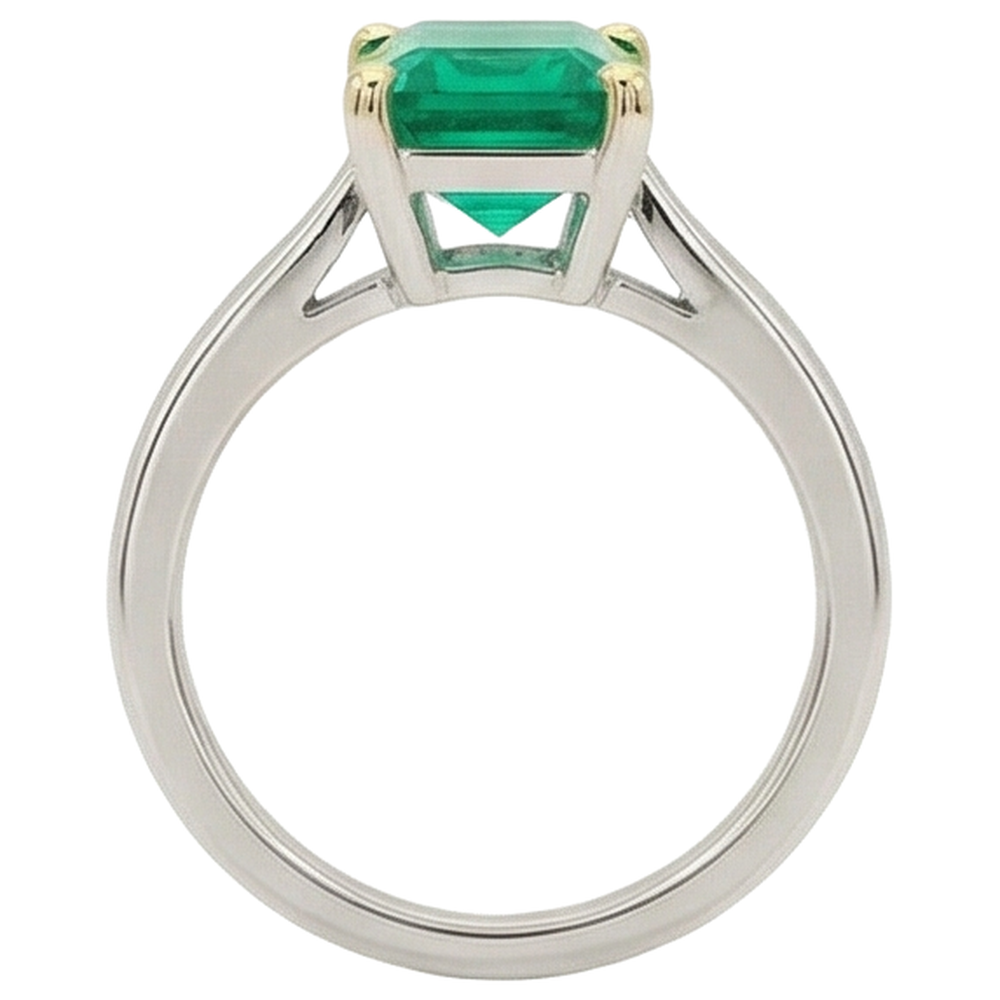 Élégant Bague Pierre Précieuse 2,50 carats – vue arrière