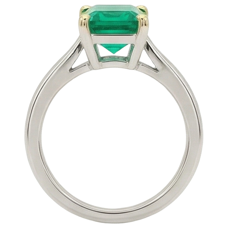 Élégant Bague Pierre Précieuse 2,50 carats – vue arrière