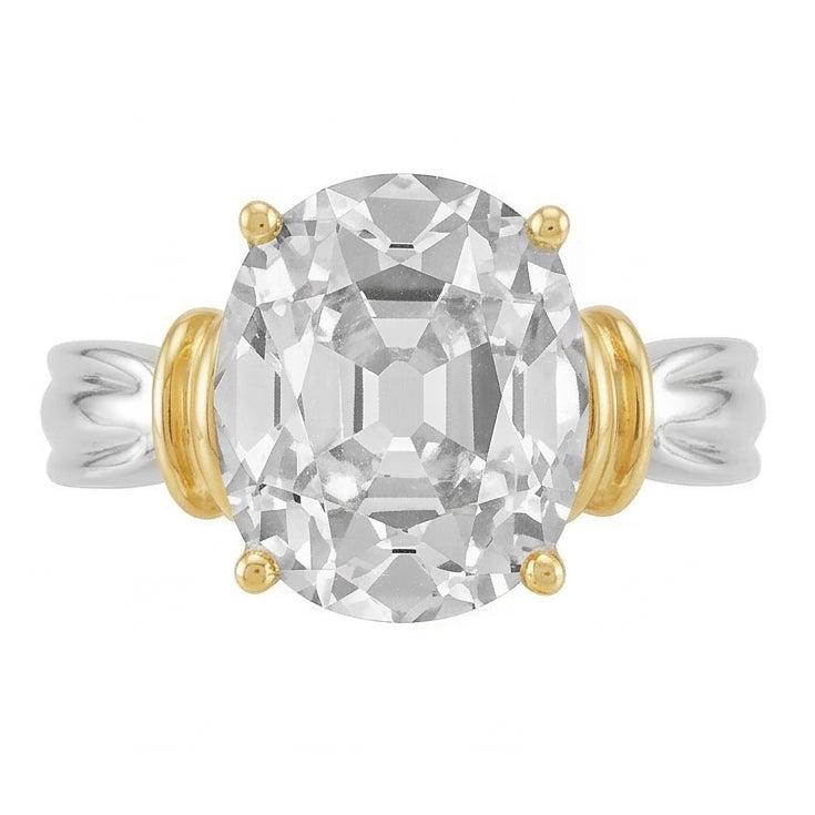 Brillant Solitaire de Fiançailles – vue de face