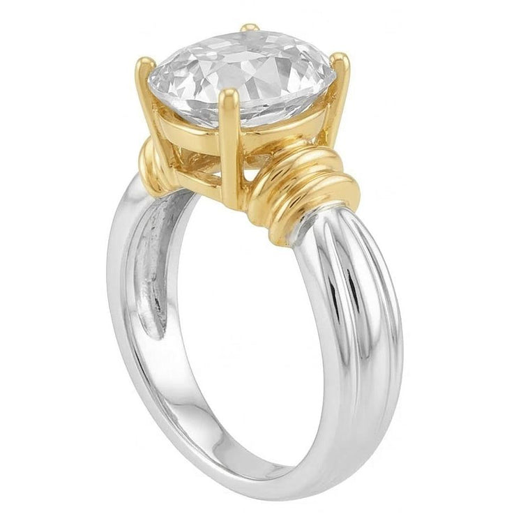 Luxueux Brillant Solitaire de Fiançailles 5 carats – vue d'angle