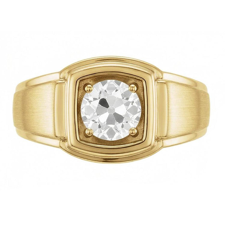 Diamant Bague Solitaire – vue de profil